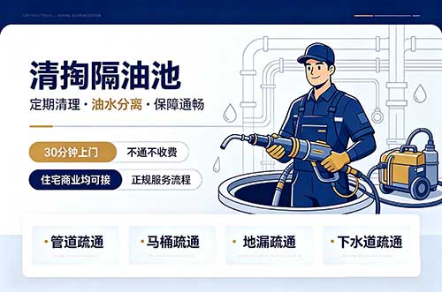 五河清掏隔油池